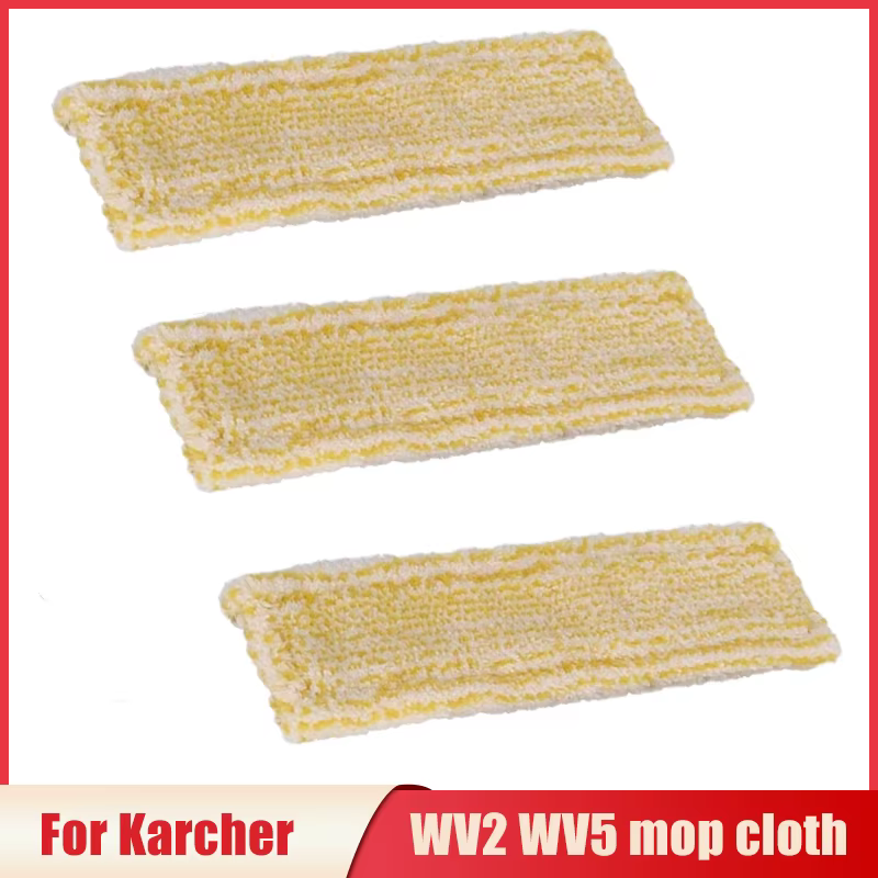 Accessoires en tissu de vadrouille lavable pour aspirateur de fenêtre Karcher WV2 WV5