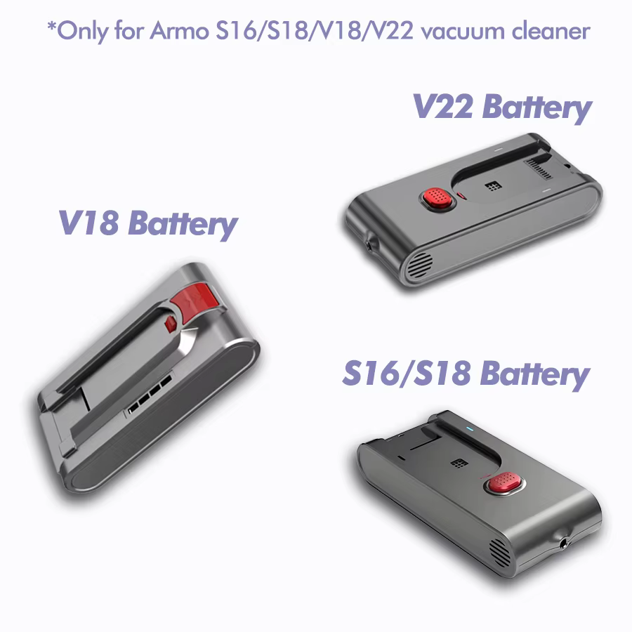Batterie uniquement pour aspirateur Armo Brand S16/V18/V22