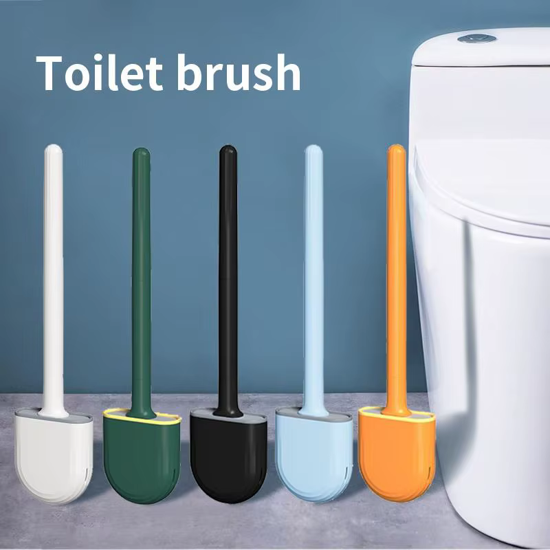 Brosse de toilette murale avec support
