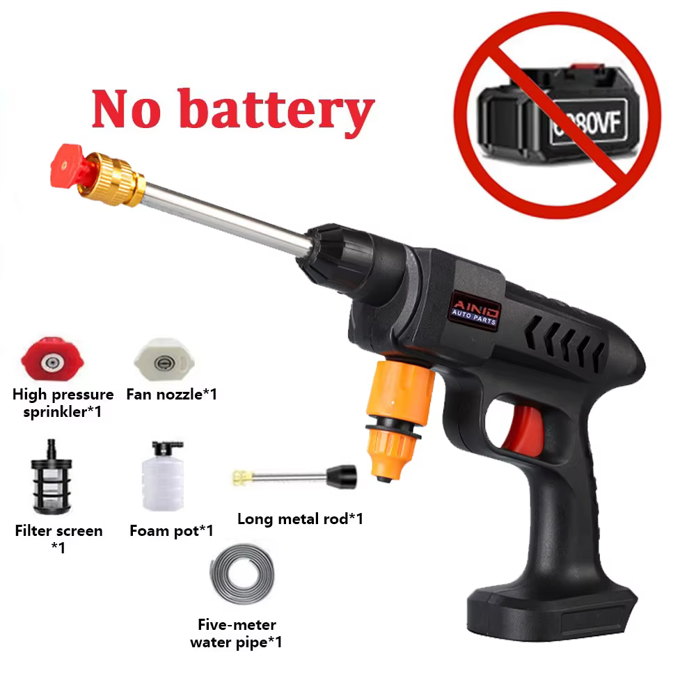 Nouveau pistolet de lavage de voiture sans fil haute pression