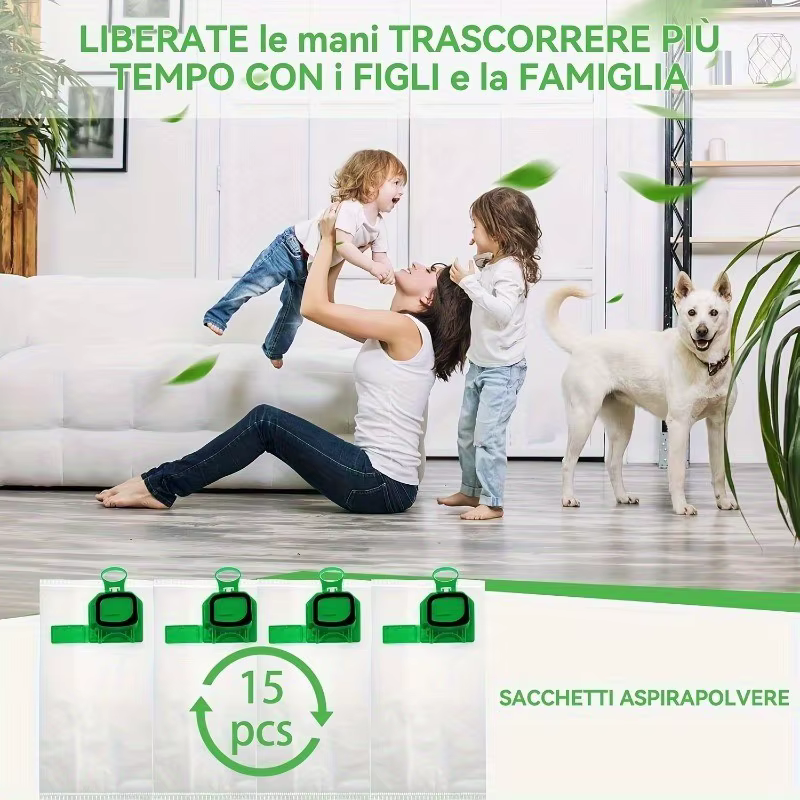 Sacs d'aspirateur HEPA de remplacement
