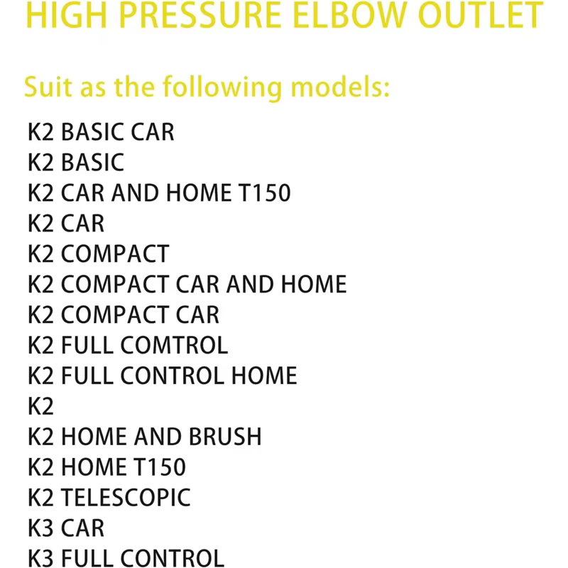 Haut!-pour Karcher K2 K3 nettoyeur haute pression remplacement sortie coudée
