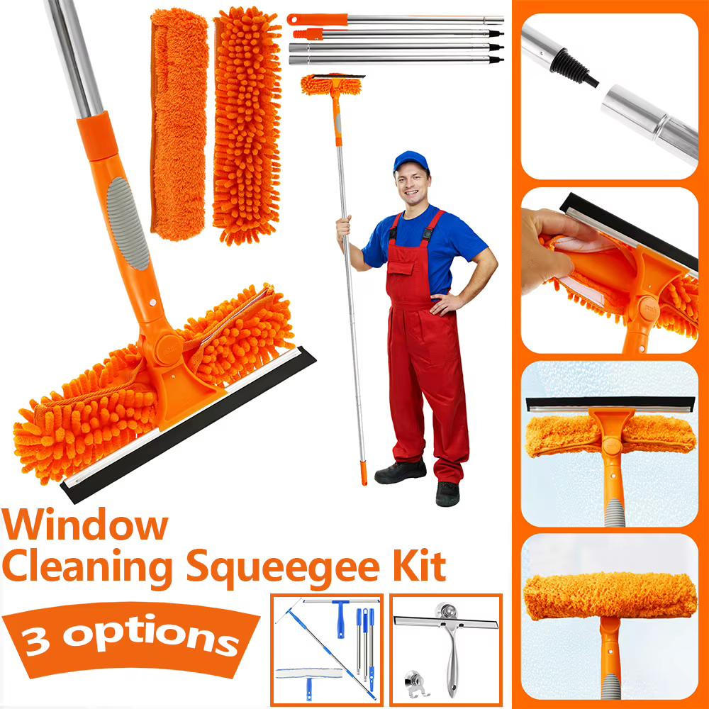 Kit de Raclette de Fenêtre Professionnelle Multifonctionnelle