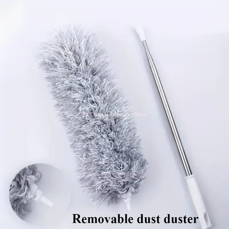 Balai à poussière en plumes de poulet extensible de 2