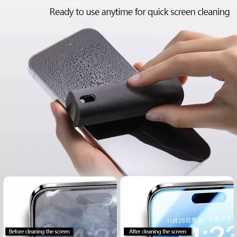 Nettoyeur d'écran en microcarence 2 en 1