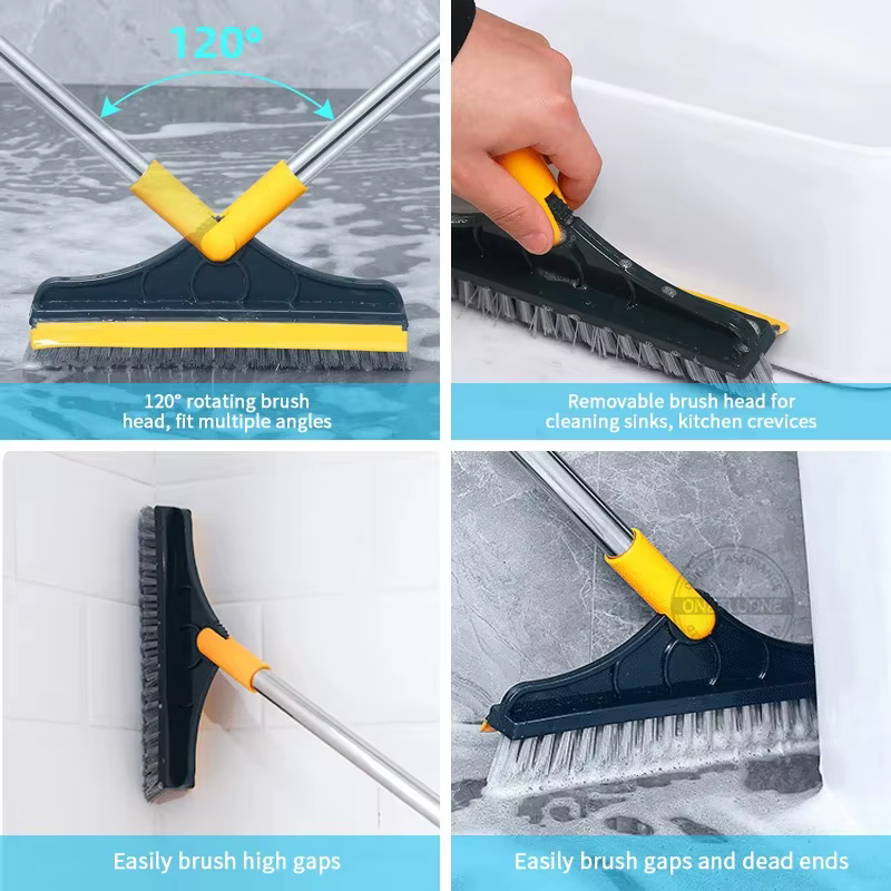 Brosse de sol rotative 2 en 1