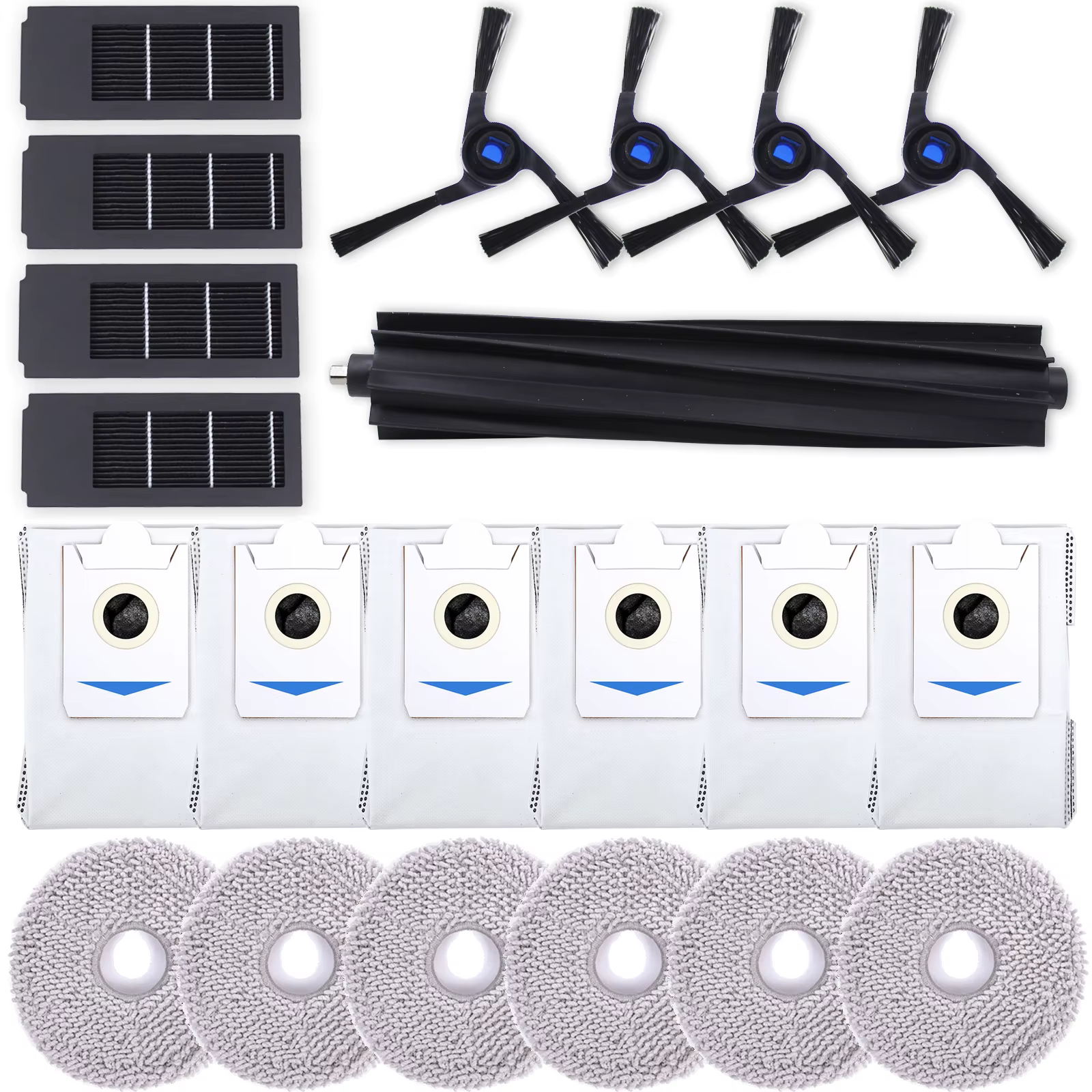 【Optionnel】 Accessoires compatibles avec l'aspirateur robot Ecovacs Deebot X2 Omni