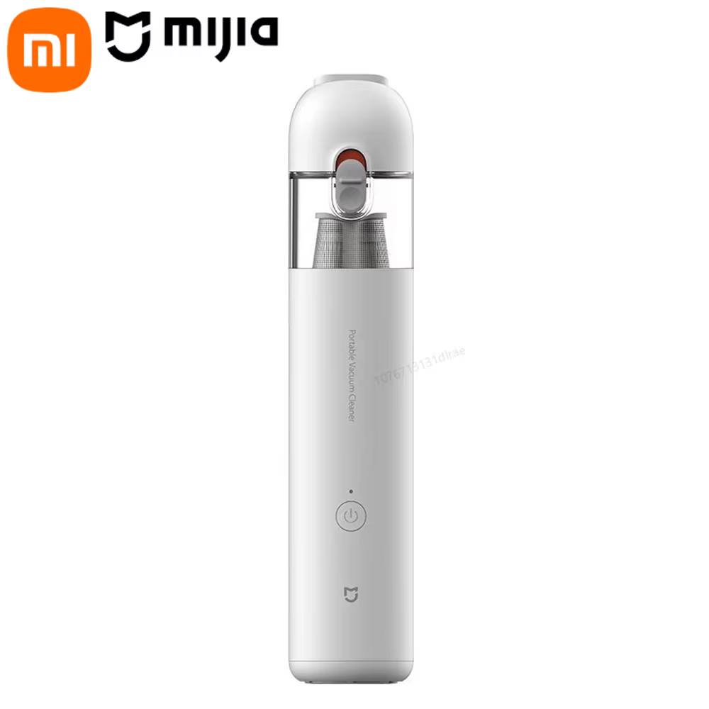 Aspirateur de voiture portable Xiaomi Mijia, mini aspirateur sans fil pour la maison et l'auto, aspiration cyclonique 13000Pa