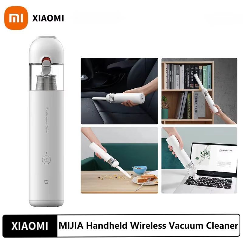 Nouvel aspirateur à main Xiaomi portable 13000Pa 2 vitesses sans fil multifonctionnel avec double filtre pour la maison et la voiture