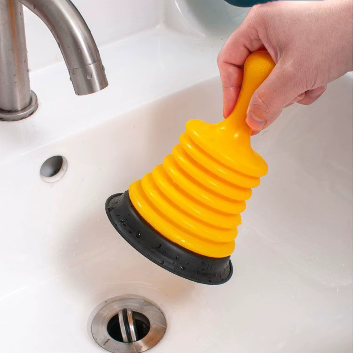 Ventouse bouchon de toilette baignoire sabot plus clair seau piston