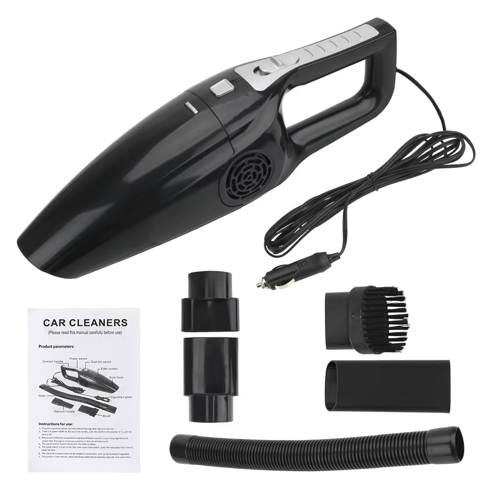 Aspirateur portatif puissant, mini aspirateur à double usage humide et sec, aspirateur pour voiture, forte aspiration 12V 120W