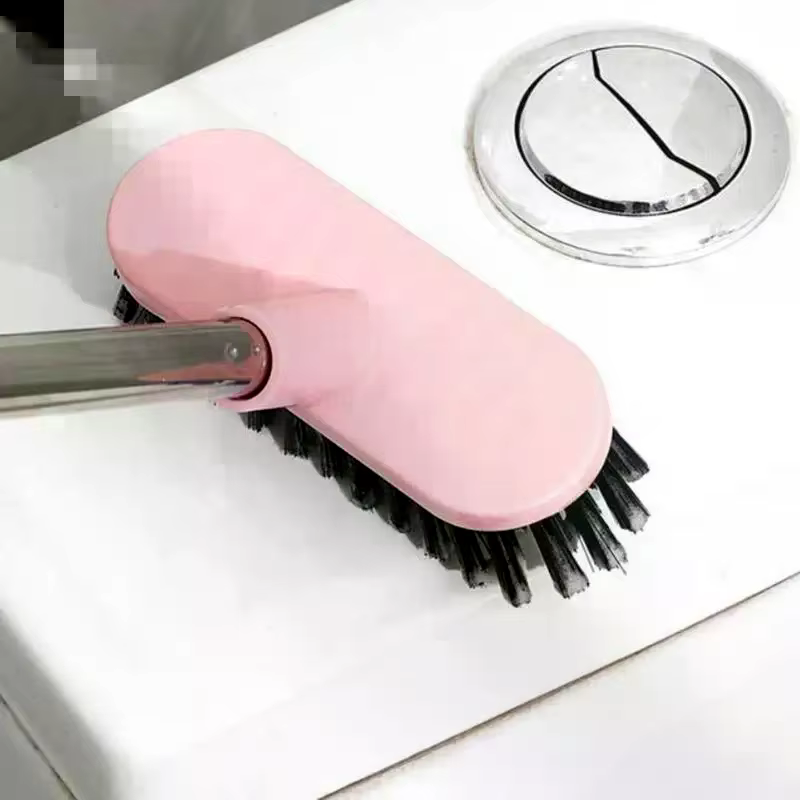 Brosse à récurer les sols avec long manche