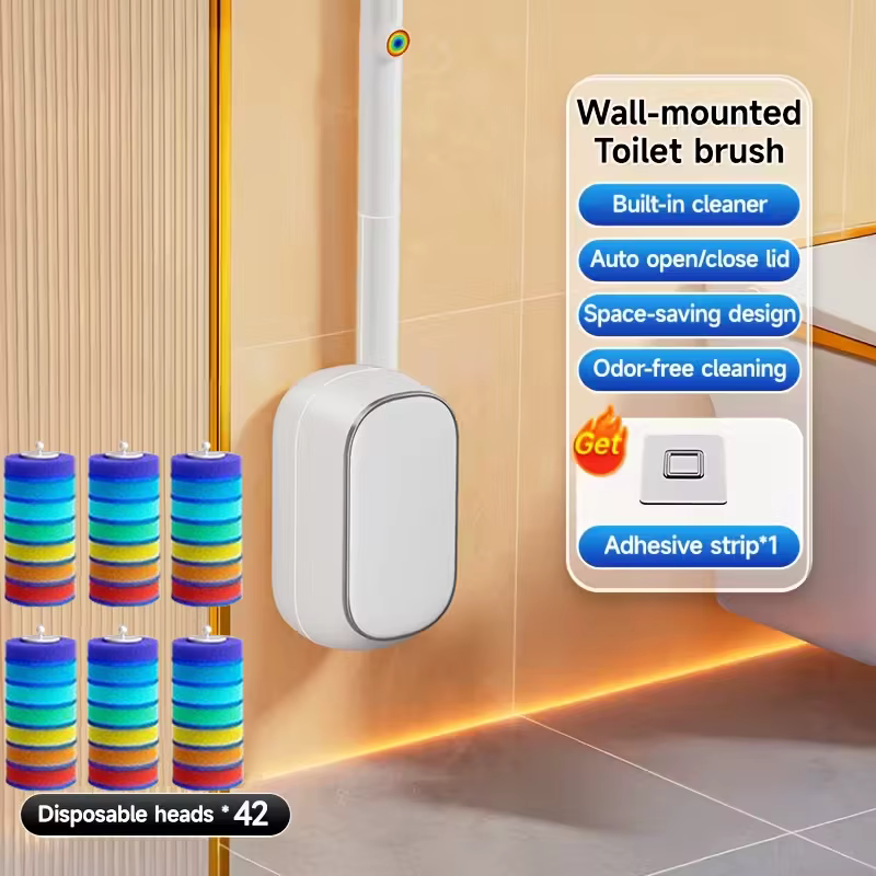 JOYBOS – ensemble de brosses de nettoyage de toilettes murales