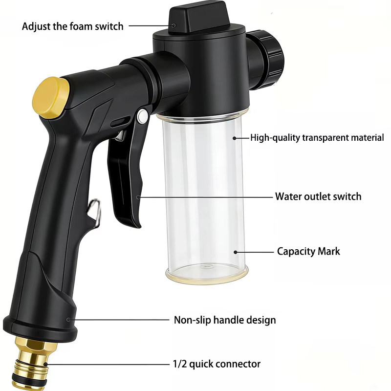 Pistolet de lavage haute pression pour jardin et voiture