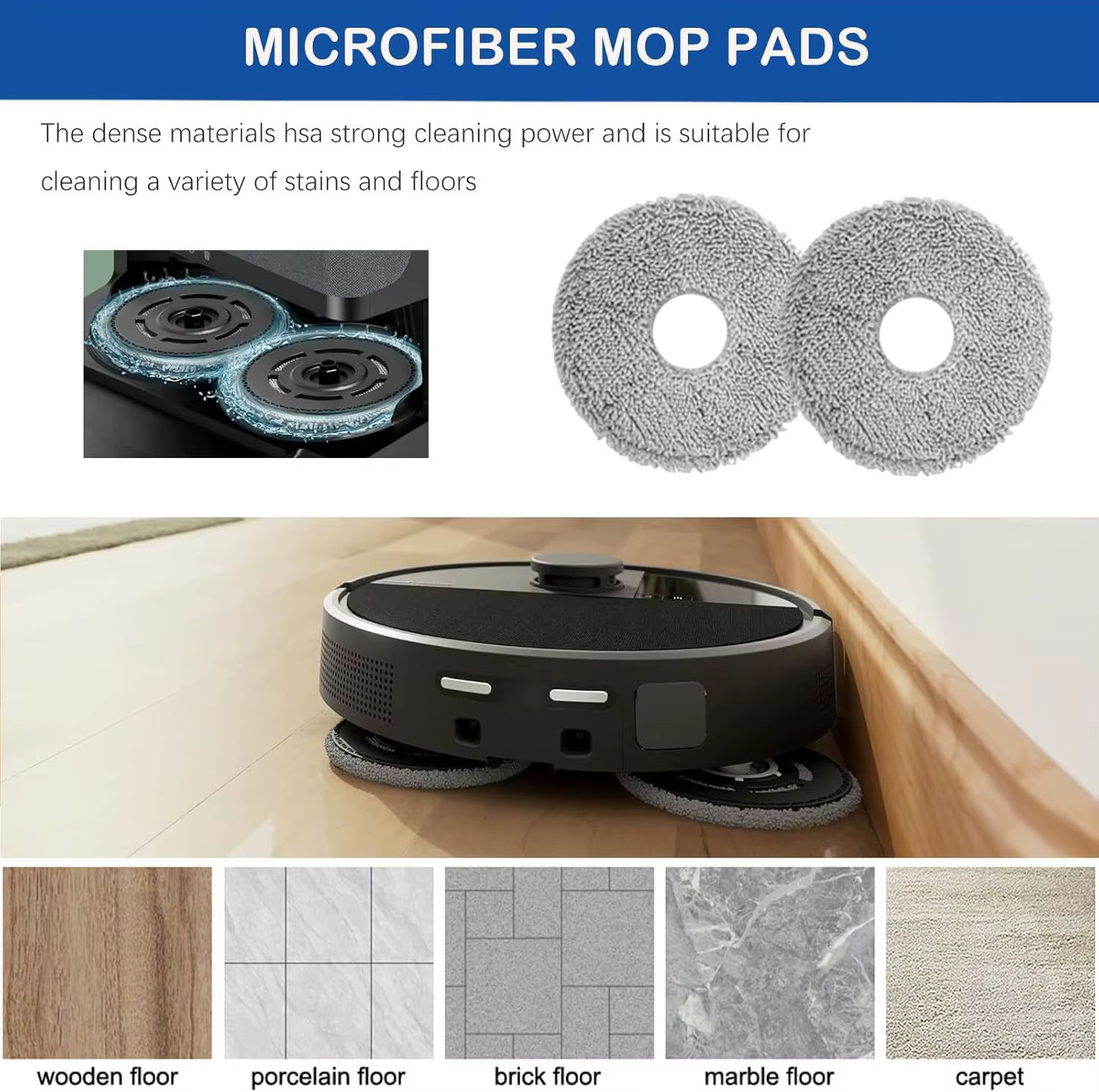Pièces de rechange pour aspirateur robot iRobot Roomba Plus 405 Combo/505 Combo