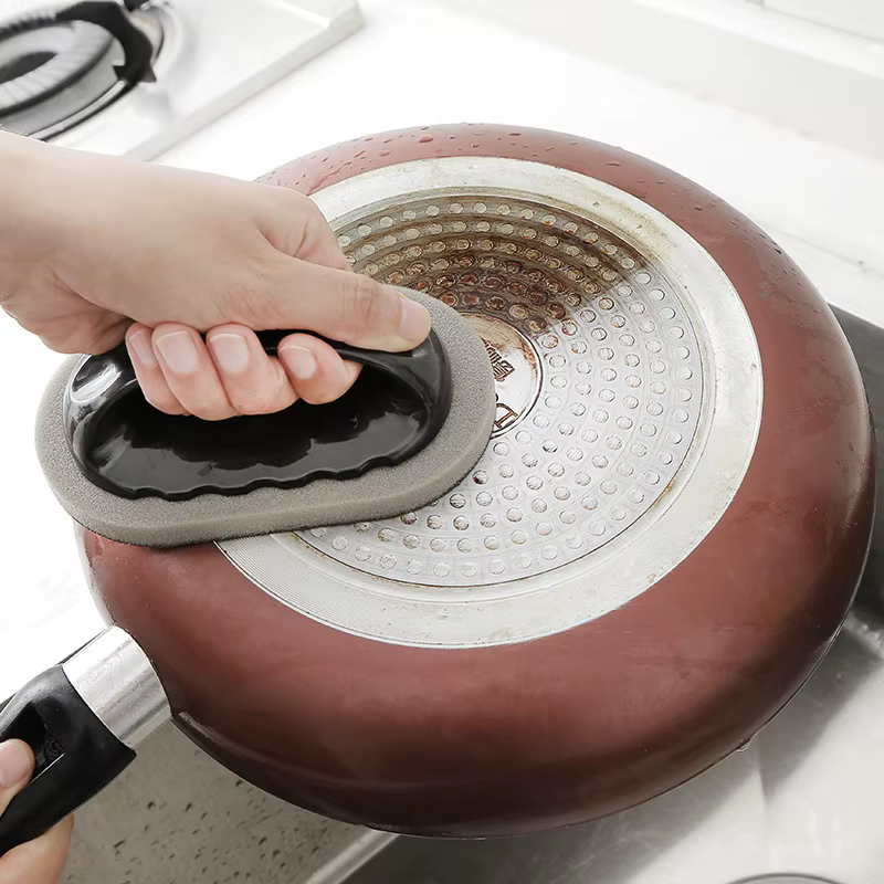 Éponge magique émeri, brosse
