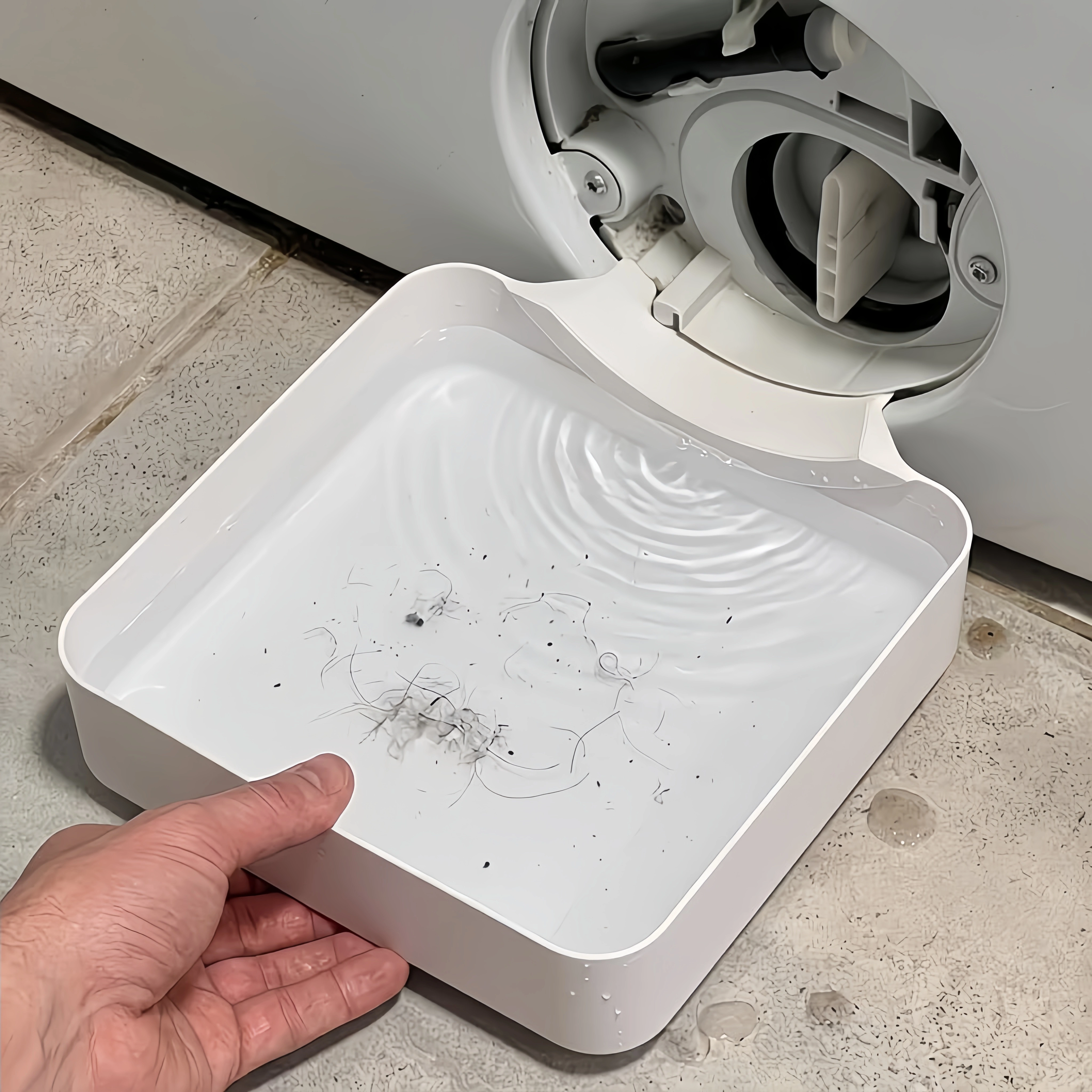 Bac de récupération des eaux de lavage pour machine à laver