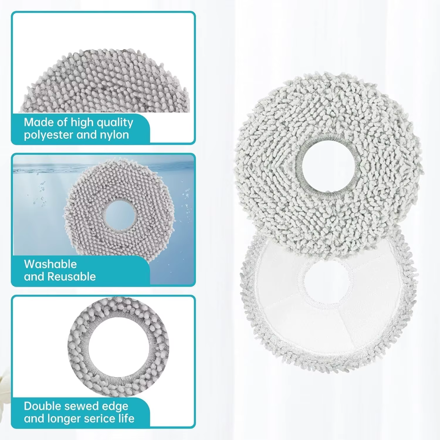 Ensemble d'accessoires pour aspirateur Roborock Q Revo MaxV/S/Pro - Sac à poussière