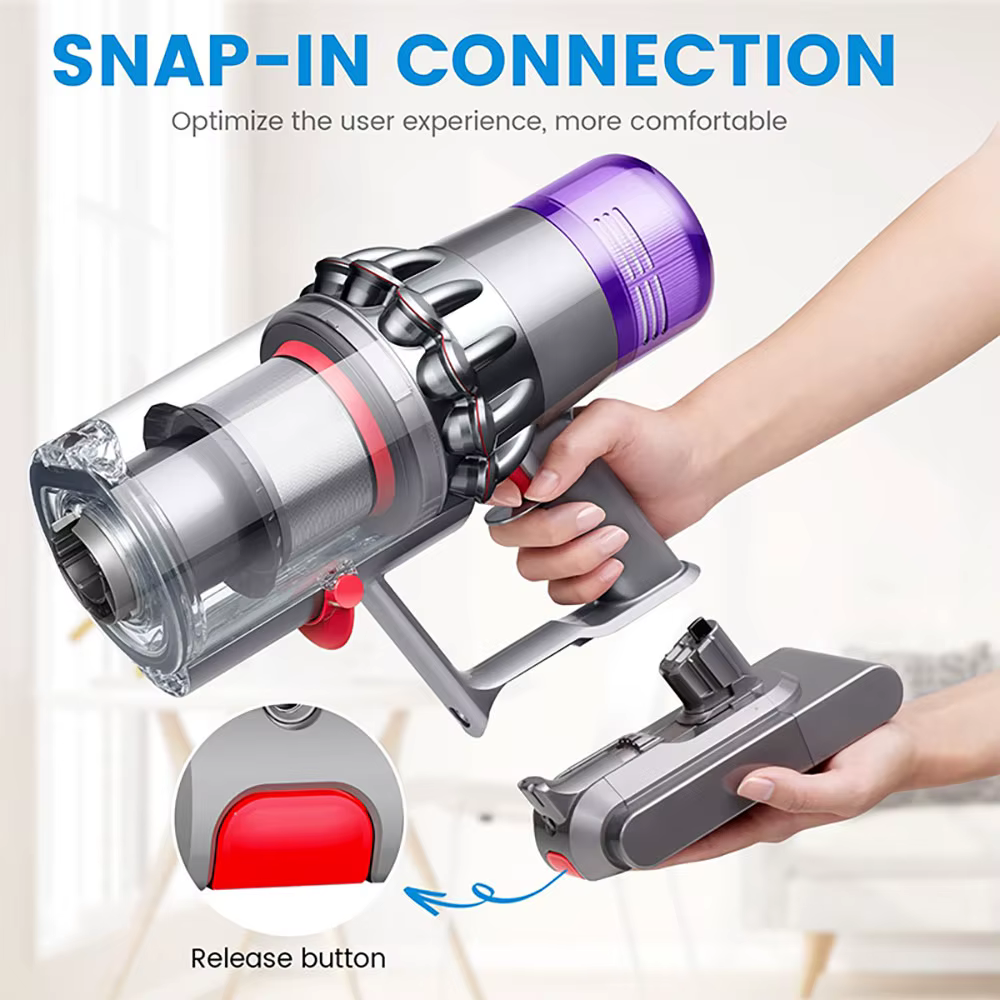 Batterie à clic pour aspirateur Dyson V15