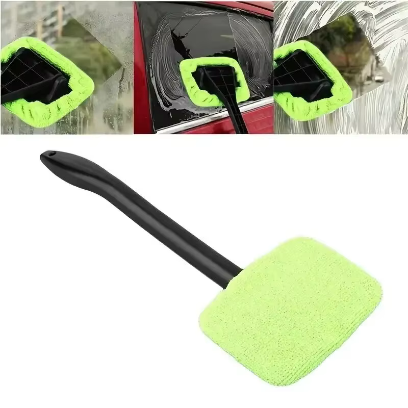 Outil de lavage de pare-brise avec manche long