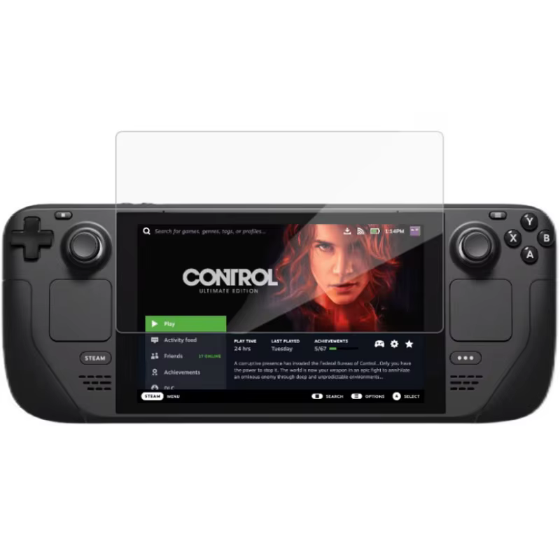Verre trempé pour Console de jeu Steam Deck, Film 9H pour Steam Deck, accessoires d'écran OLED, verre anti-rayures