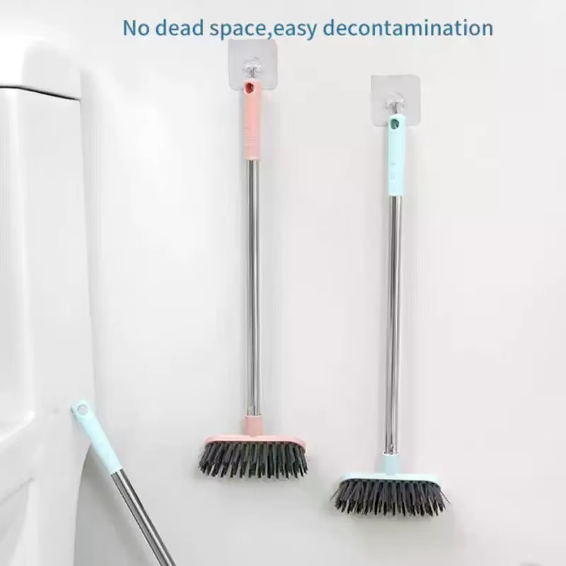 Brosse à récurer les sols avec long manche