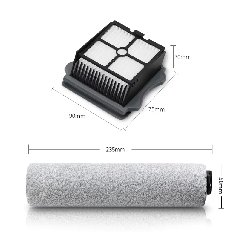 Accessoires pour aspirateur sec et humide sans fil Tineco FLOOR ONE S3 / iFLOOR 3 / iFLOOR Breeze, pièces de rechange pour filtre à rouleau de brosse
