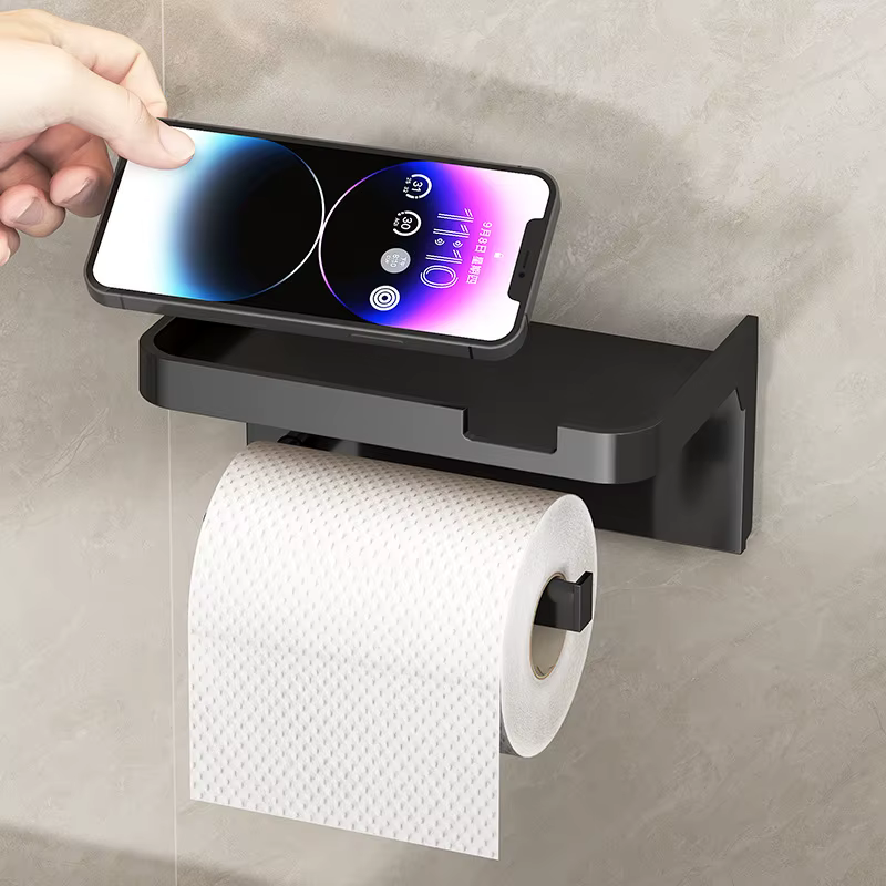 Porte-papier hygiénique facile à installer – Organisateur mural