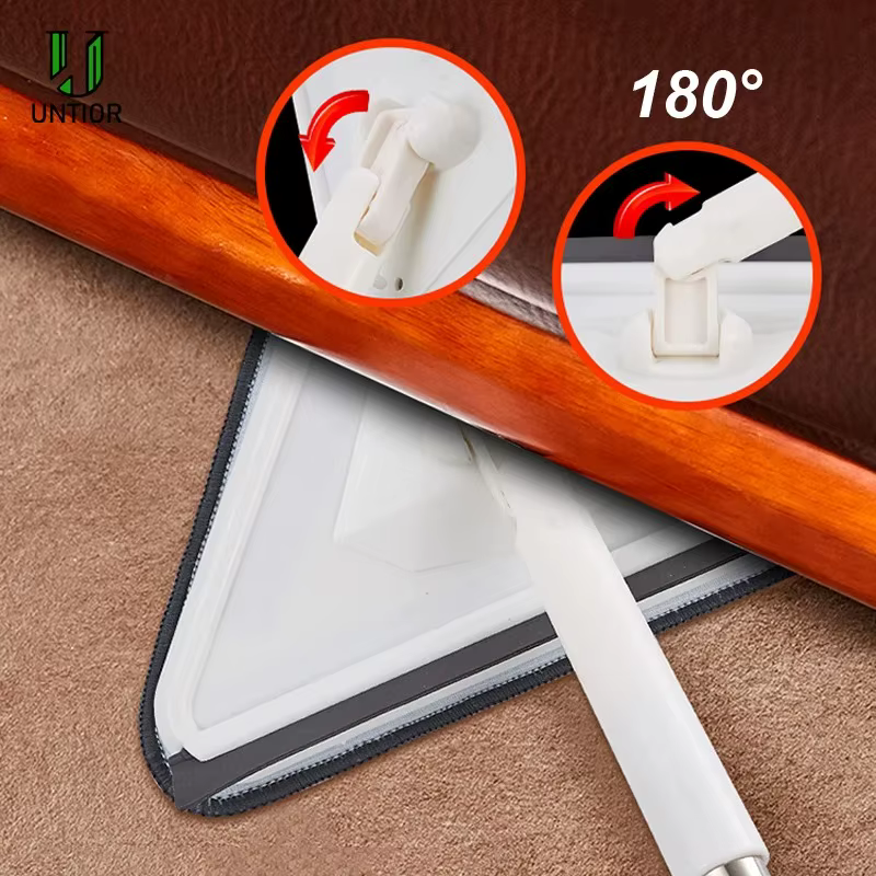 UNTIOR – nettoyeur de vitres télescopique à longue tige, multifonctionnel, sec et humide, rotatif, outils de nettoyage doux pour la maison