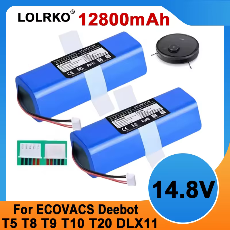Nouvelle Batterie ECOVACS 2026 S10-LI-144-5200 12800mAh pour Aspirateur Robot