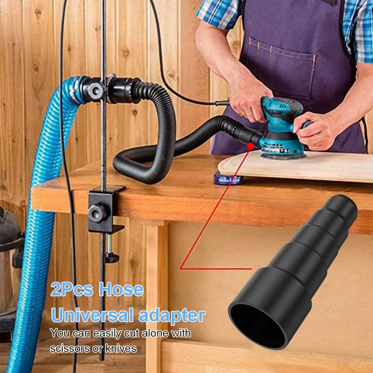 Adaptateur universel convertisseur aspirateur Tube tuyau 50/42/34/30/23mm connecteur accessoires