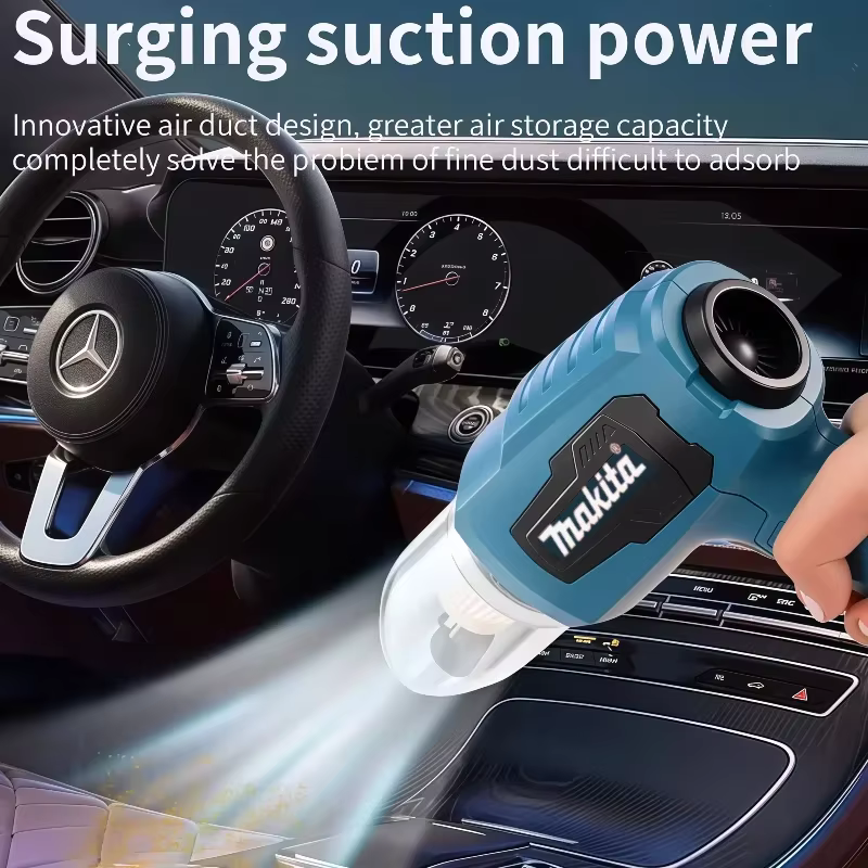 Aspirateur de voiture miniature Makita 18V, multifonction, portatif, rechargeable, outil de collecte de poussière