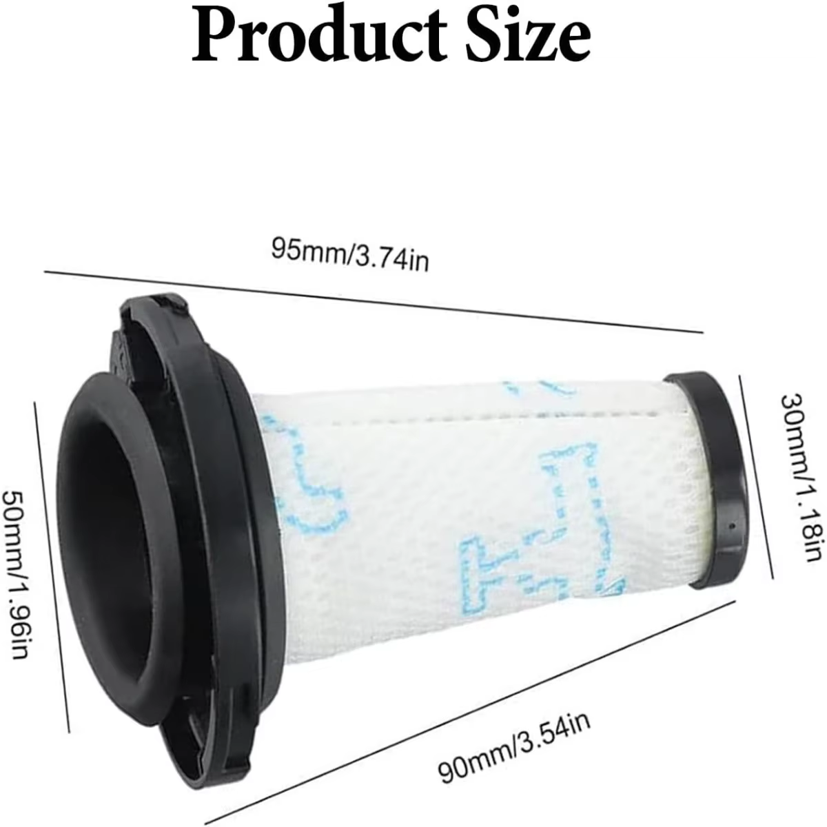 Pré-filtre réutilisable pour Rowenta X-Force Flex 9.60 Aqua Allergy Animal / X-Nano