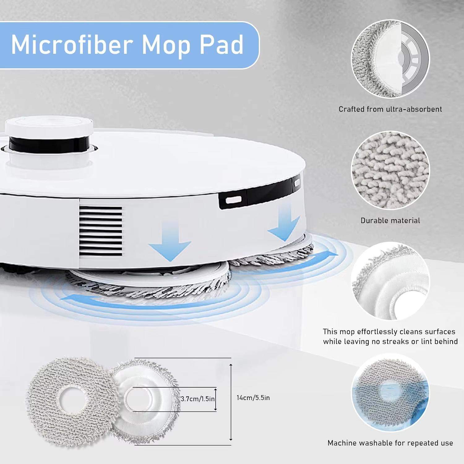 Pièces détachées pour robot aspirateur ECOVACS T50 PRO OMNI / T50