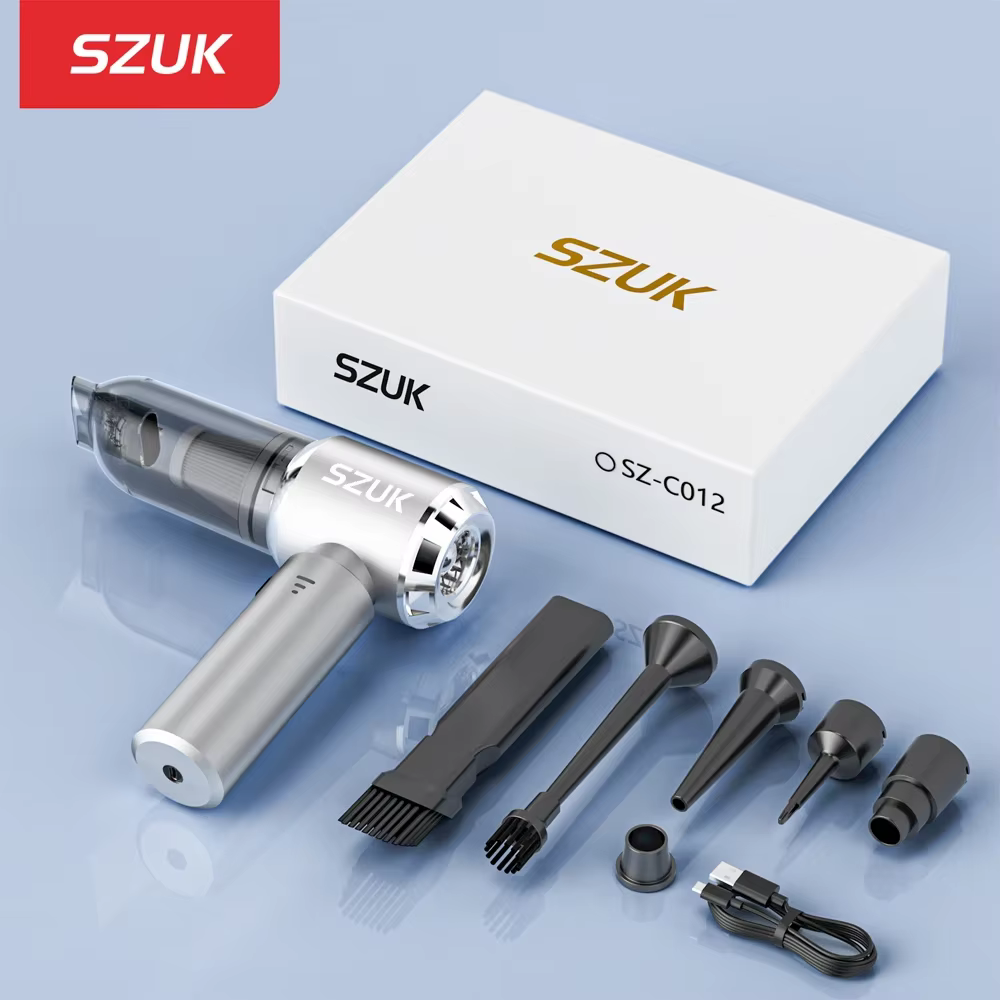 SZUK aspirateur voiture sans fil à main maison Portable nettoyage Mini aspiration Machine puissante appareil fort nettoyeurs automatiques