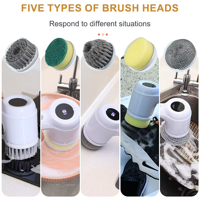 Brosse de nettoyage rotative électrique USB