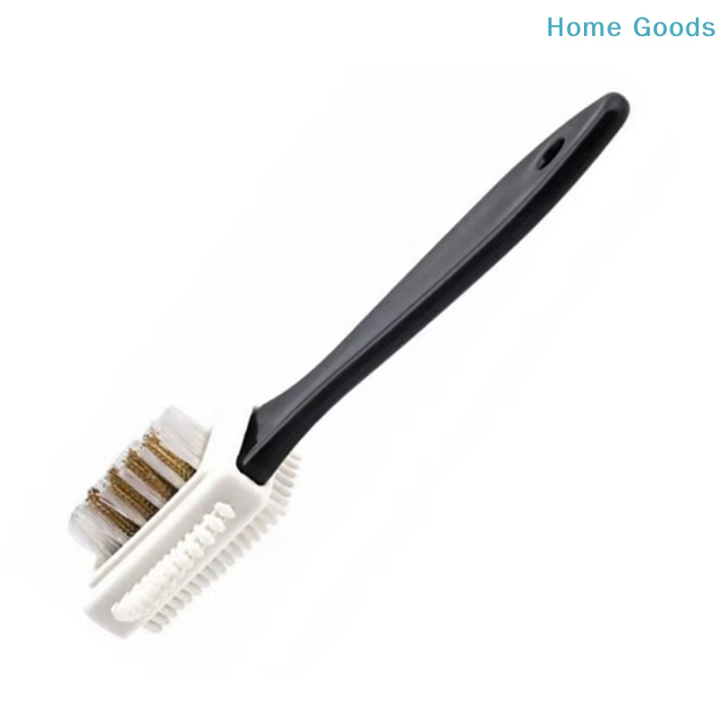 Brosse de nettoyage 3 faces pour chaussures en daim