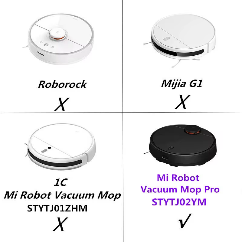 Filtre pour Xiaomi Mijia Mi Robot Aspirateur Mop P/Mop pro/STYTJ02YM/3C/2S/S10/B106GL/B106CN/Viomi Mopping