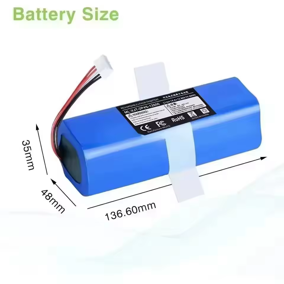 Nouvelle Batterie ECOVACS 2026 S10-LI-144-5200 12800mAh pour Aspirateur Robot