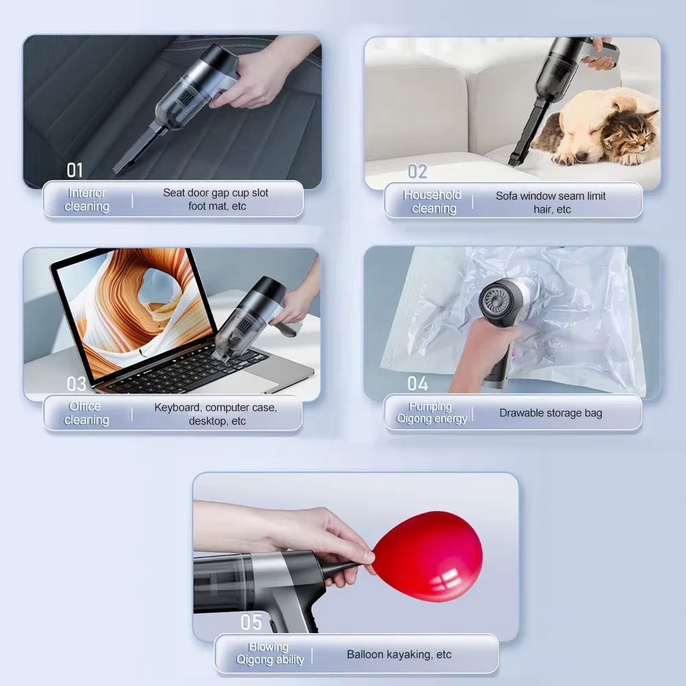 150000 PA – aspirateur de voiture Portable sans fil