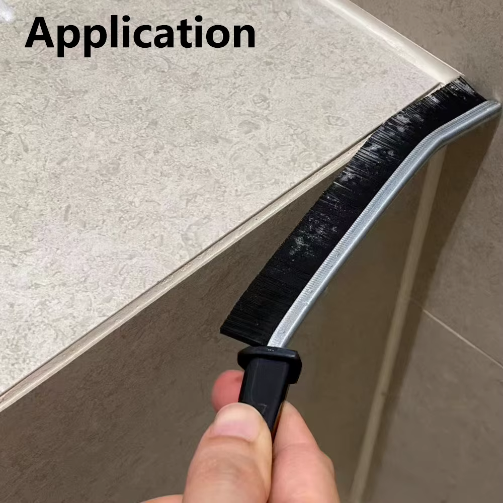 Brosse de nettoyage domestique pour crevases de carrelage