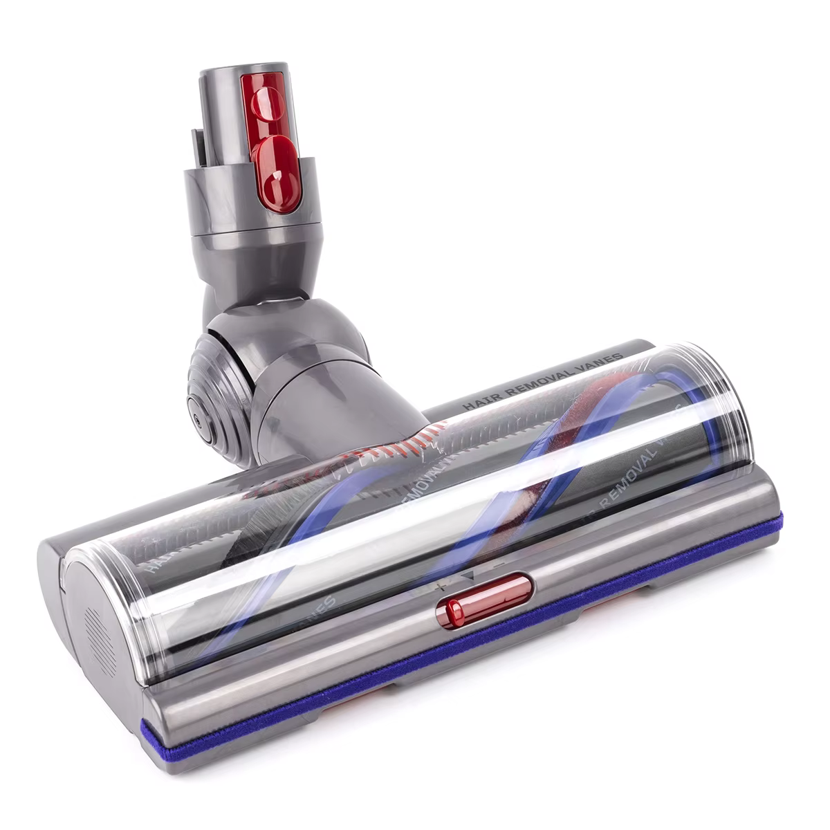 Tête de brosse anti-emmêlement avec aspiration réglable