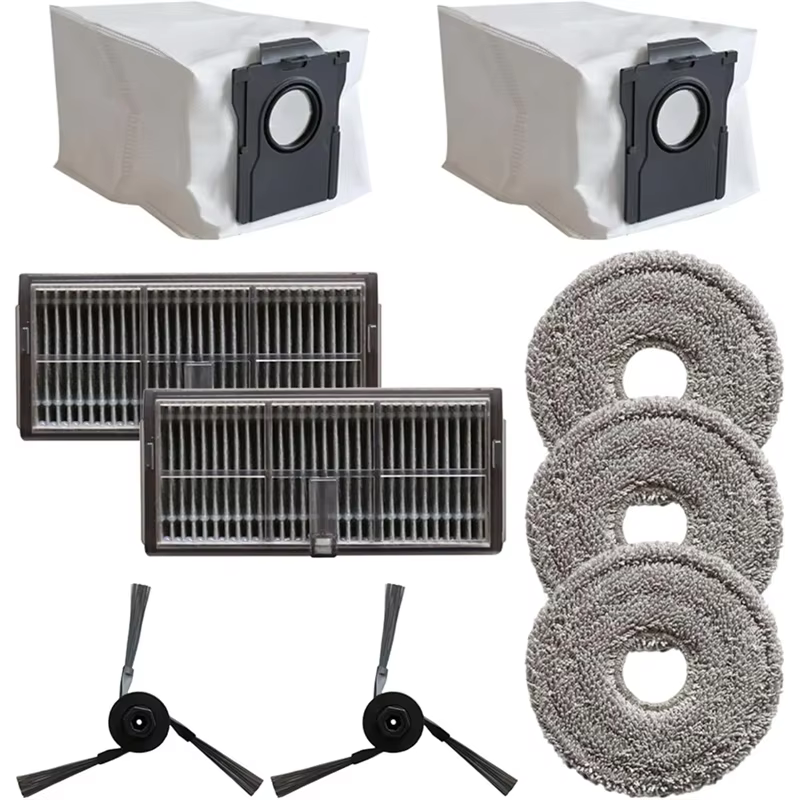 Ensemble de soins ultime pour aspirateur Mova P50 Pro Ultra : brosses latérales