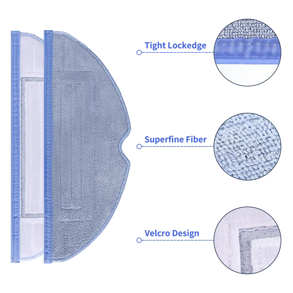 Pour Roborock S7 S70 S75 S7Max S7MaxV Ultra T7s T7s Plus S7+ S8 S8+ T8 Plus G10 G10S Robot Aspirateur, Pièce de rechange pour chiffon de serpillière