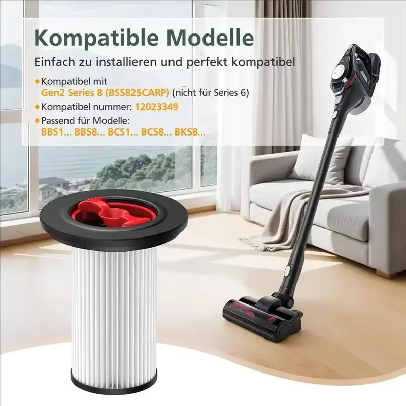 Filtre de remplacement pour aspirateurs Bosch Unlimited Gen2 série 8