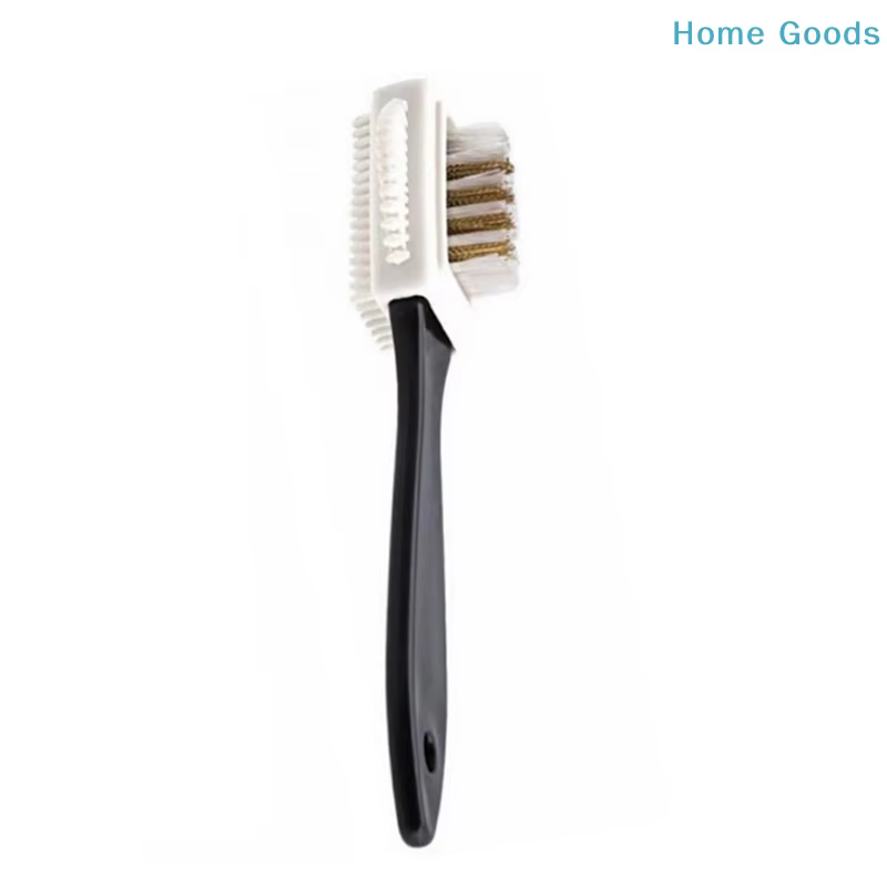 Brosse de nettoyage 3 faces pour chaussures en daim