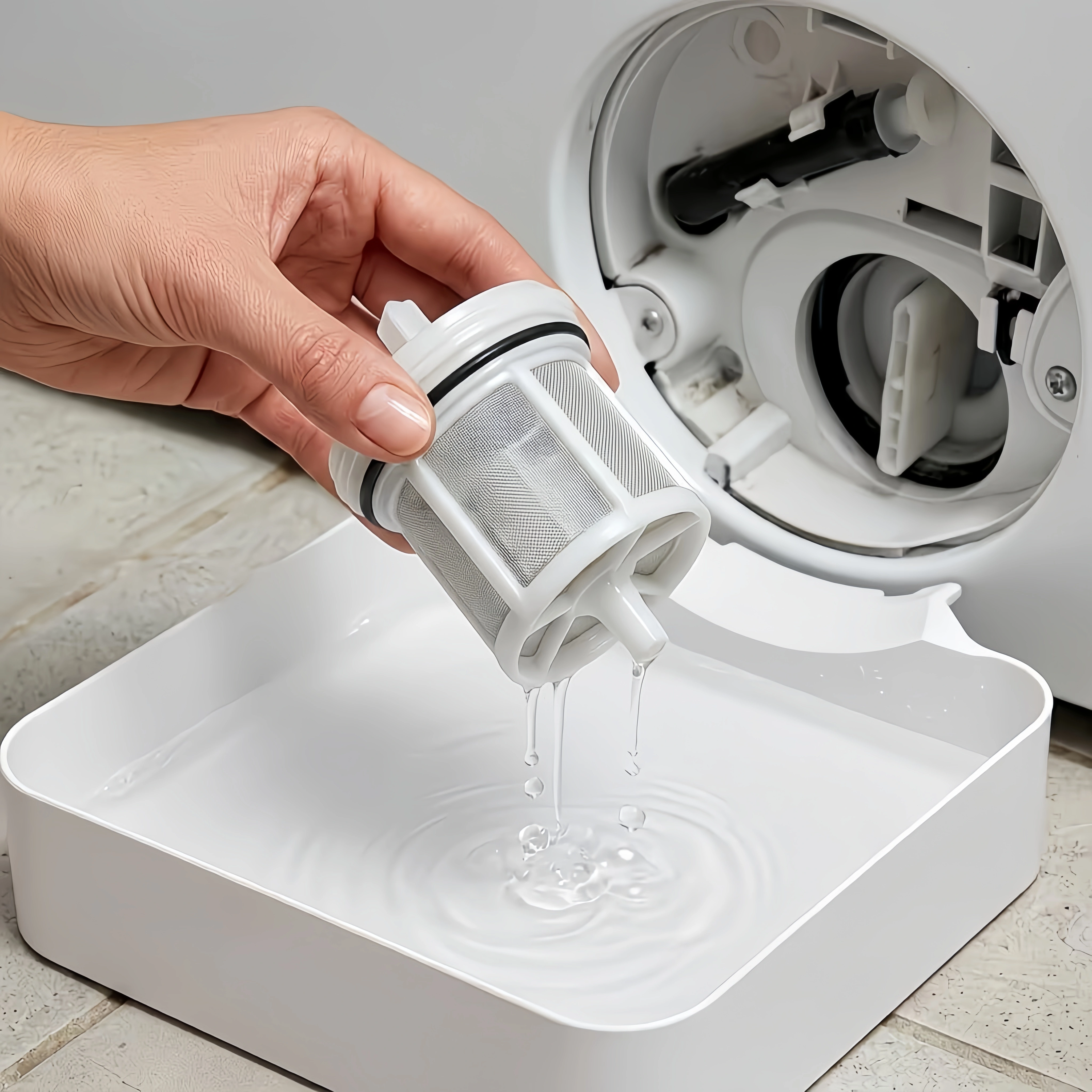 Bac de récupération des eaux de lavage pour machine à laver