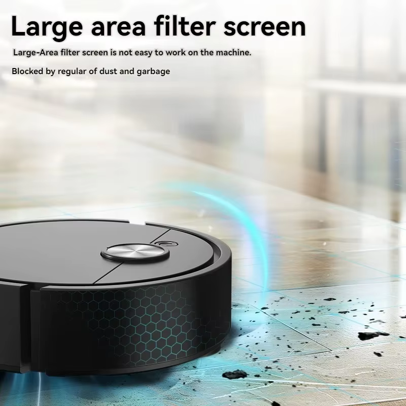 Nouveau Robot aspirateur de balayage intelligent 3 en 1, 4000Pa, forte aspiration, facile à utiliser pour les sols durs, tapis pour poils d'animaux domestiques, 2025