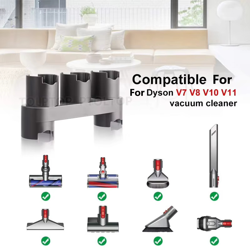 Support mural en T pour aspirateur Dyson V7, V8, V10, V11, V12, V15, pièces de salle de bain