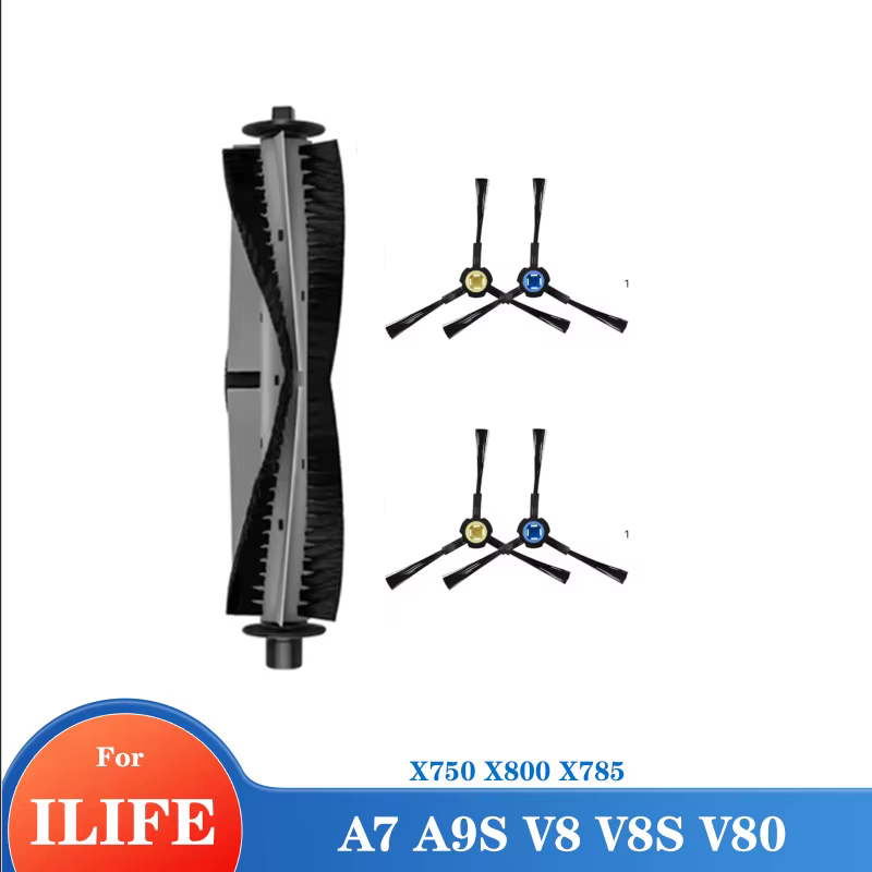 Brosse principale à rouleau pour iLife A7 A9S V8 V8s X750 X800 X785 V80 L100 Silvercrest SSR1 SSRA1